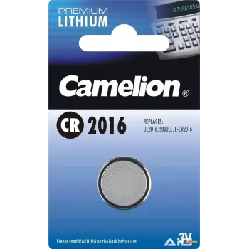 Vienkartinė baterija Camelion CR2016-BP1