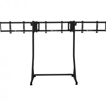 Terminėlės Triple Racing Monitor Stand Pro GSC-MSP-MDSLBB-01 grindinis monitorių stovas, 139,7 cm, 55 colių, juodas