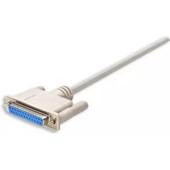 Manhattan 4,5 m DB25 M/F serijinis kabelis baltas