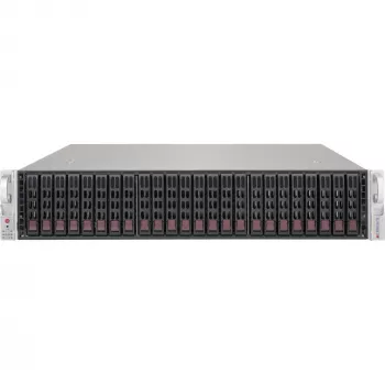 Supermicro SuperChassis 216BE2C-R609JBOD - 2U stovo korpusas, SATA/SAS karštas keitimas, 600 W, juodas