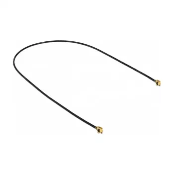 Koaksialinis kabelis DeLOCK 89609 0,3 m MHF (I-PEX) juodas, auksuoti kontaktai