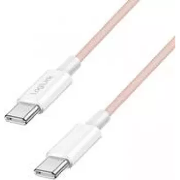 LogiLink USB 2.0 Type-C laidas C/m> C/m nailoninis 60W rožinis - Laidas - Skaitmeniniai/Duomenys (CU0345)