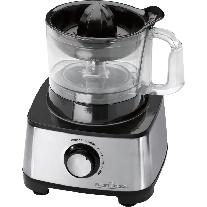 ProfiCook PC-KM 1063 virtuvės kombainas 1200 W 1,75 L juodos spalvos, nerūdijantis plienas