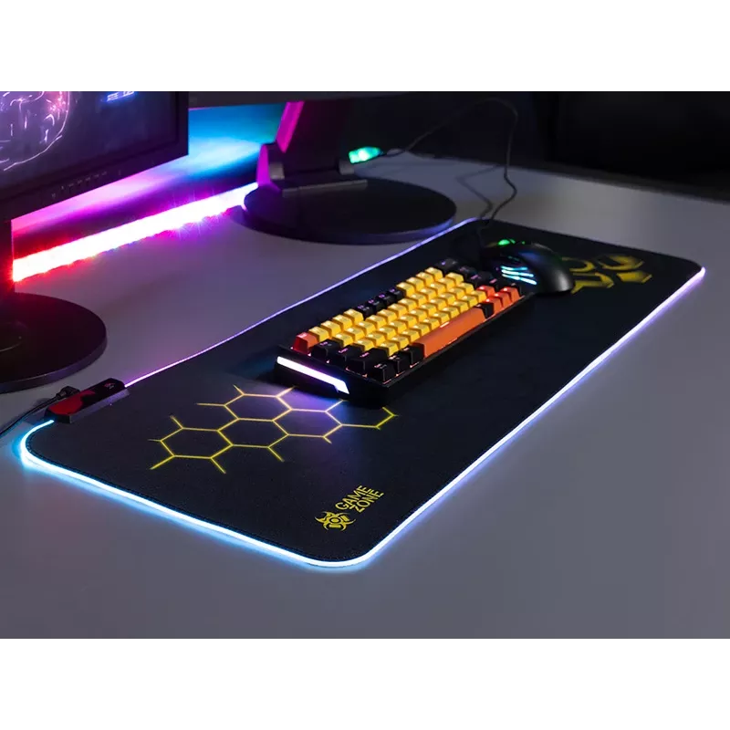 TRACER GAMEZONE Hexy1 RGB 80/30/0,4 – klaviatūros ir pelės kilimėlis