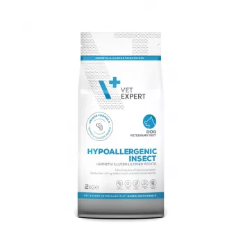VetExpert Veterinary Diet Hypoallergenic Insect sausa ėdalas šunims 2 kg