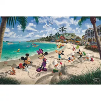Thomas Kinkade Studios: Disney - Mickey & Minnie in Florida, Dėlionė 200 dalių