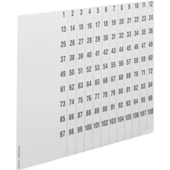Lipdukas Hager ZZ90C kvadratinis baltas 1080 vnt
