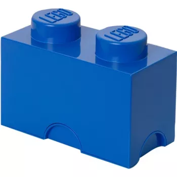 LEGO Storage Brick 2 Mėlyna, Dėžė Daiktams Mėlyna