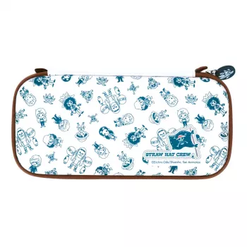 Nešiojamas dėklas FR-TEC One Piece Bag Chibi Nintendo Switch mėlynas rudas baltas