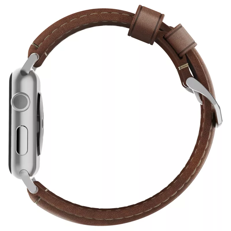 Nomad NM1A4RST00 - Dirželis iš odos, skirtas Apple Watch, rudas