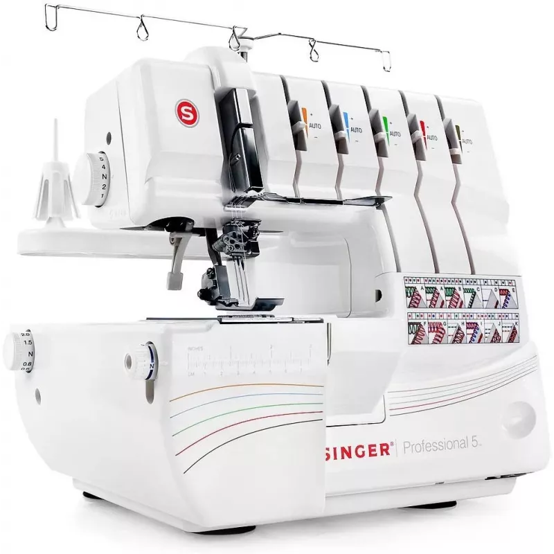 Siuvimo mašina overlock Singer 14T968, elektrinė, balta