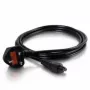 Maitinimo laidas UK, 230V 1,8m IEC-60320-C5 juodas