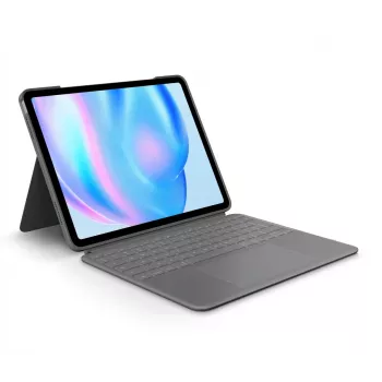 Logitech Combo Touch klaviatūra QWERTY US International pilka su jutikliniu kilimėliu