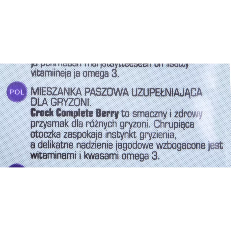 VERSELE LAGA Complete Crock Berry - skanėstas graužikams - 50g