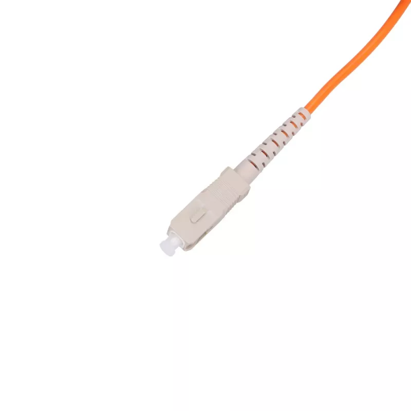 Skaidulinis optinis kabelis Extralink EX.3692 — FTTH OM2 SC-SC, 1 m, pilnas dupleksas, raudonas