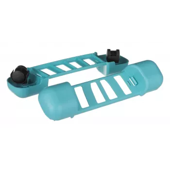 Šluostymo sistema Leifheit Clean Twist Mop Ergo mobile, vieno bako, mėlyna, su šluoste ir ratukais