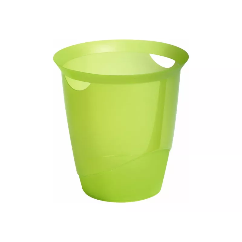 Durable TREND apvali šiukšliadėžė 31,5 cm žalia permatoma