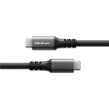 USB-C kabelis QOLTEC USB4 240W, skirtas Thunderbolt 3/4, 40 Gbps, 240 W galios tiekimas