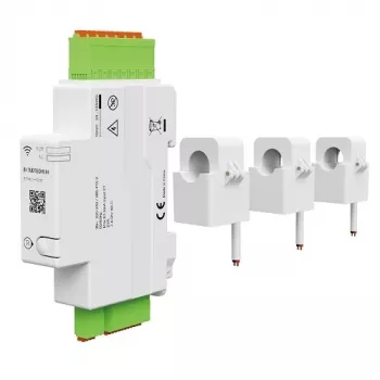 Tuya HS083809 išmanusis energijos skaitiklis 3P+N 120A DIN bėgis Wi-Fi