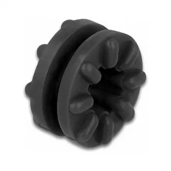 DeLOCK antivibracinis grommet juodas 10 vnt.