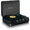 Patefono grotuvas su diržine pavara Lenco TT-115 Juodas – nešiojamas lagamininis patefonas, Bluetooth 5.0, USB įrašymas, 33/45/78 aps./min.