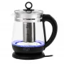 Adler virdulys AD 1299 | 2200 W | 1,5 L | Stiklinis | 360° pagrindas | Juodas