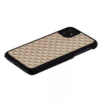 Dėklas iPhone 11 man and wood armor juodas – apsauginis dėklas su natūralia mediena
