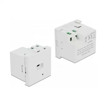Sieninis lizdo modulis DELOCK 81312 USB-C 100–240V 0.5A baltas, LED maitinimo indikatorius