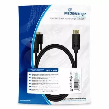 MediaRange MRCS131 vaizdo kabelio adapteris 2 m DisplayPort – DVI-D juodas