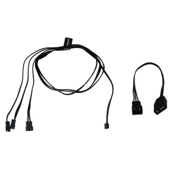 Vidinis maitinimo kabelis Alphacool 18602 0,6 m 3 kontaktų tiesus