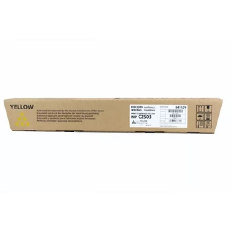 Ricoh 841929 geltona tonerio kasetė, mažesnės talpos, 5 500 puslapių
