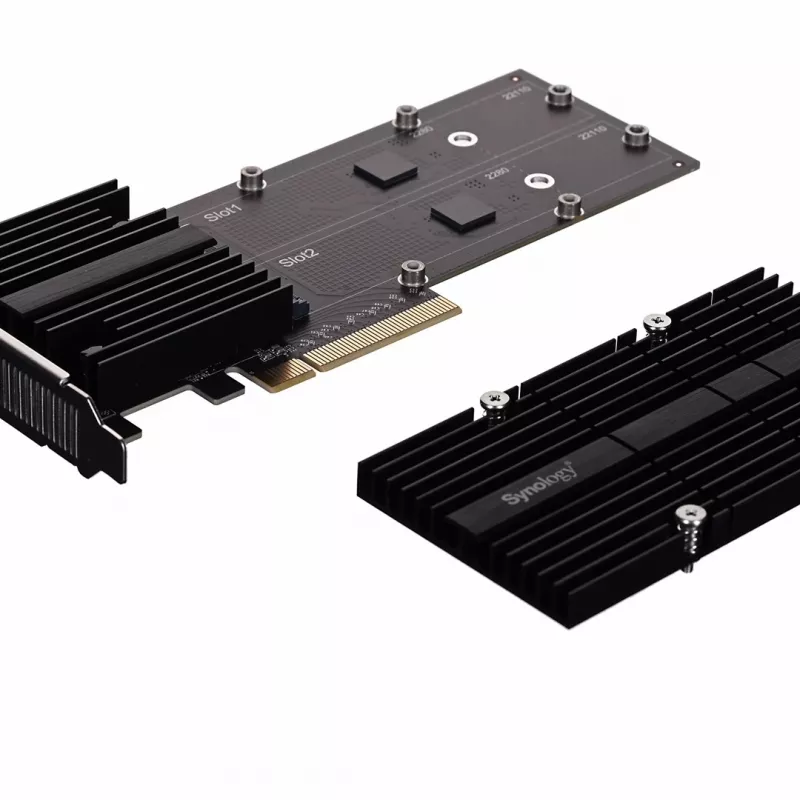 Synology M2D20 M.2 NVMe SSD adapterio kortelė PCIe