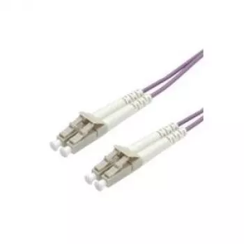 Šviesolaidinis šuolio kabelis ROLINE LC/LC OM4 20m 50/125µm violetinis