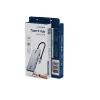 USB šakotuvas GEMBIRD UHB-CM-U310-A4-01 — 4 prievadai: 1×USB 3.1 + 3×USB 2.0, juodas