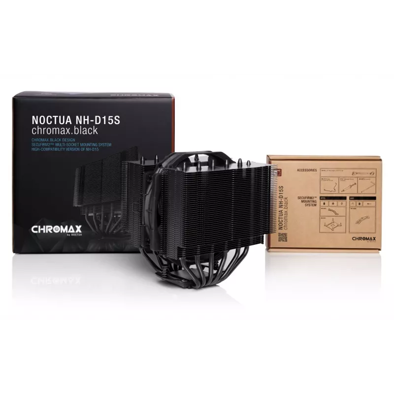 Noctua NH-D15S chromax.black procesoriaus aušintuvas 14 cm 1 vnt.