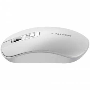 CANYON pelė MW-18 Wireless Charge Pearl White