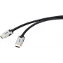 SpeaKa Professional HDMI jungiamasis laidas 2,00 m vytos poros juodas [1x HDMI kištukas - 1x HDMI kištukas] (SP-9063172)