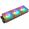 Thermaltake CT140 EX Reverse ARGB 140mm korpuso ventiliatoriai 3 vnt. rinkinys Gravel Sand