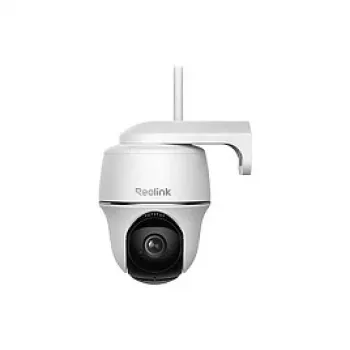IP kupolinė apsaugos kamera Reolink B430 + saulės baterija, 5 MP, belaidė, baterija ir saulės energija, montavimas ant sienos, vidaus/lauko, balta