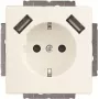 Busch-Jaeger SCHUKO lizdas su 2x USB 20 EUCB2USB-884 (2CKA002011A6277)