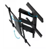 Fiksuotas sieninis laikiklis B-TECH BT8227/B 600x400 iki 75 colių televizoriui, maks. apkrova 50 kg