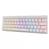 Mechaninė klaviatūra White Shark Wakizashi-2 US Red Switch, TKL be skaičių bloko, balta