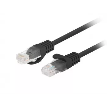 Tinklo kabelis LANBERG PATCHCORD KAT.6 UTP 1M Juodas