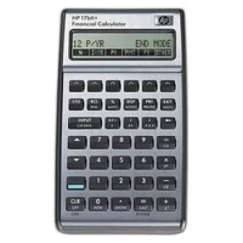 HP 17bII+ kišeninis finansinis skaičiuotuvas sidabrinis plastikiniais mygtukais (F2234A#UUZ)
