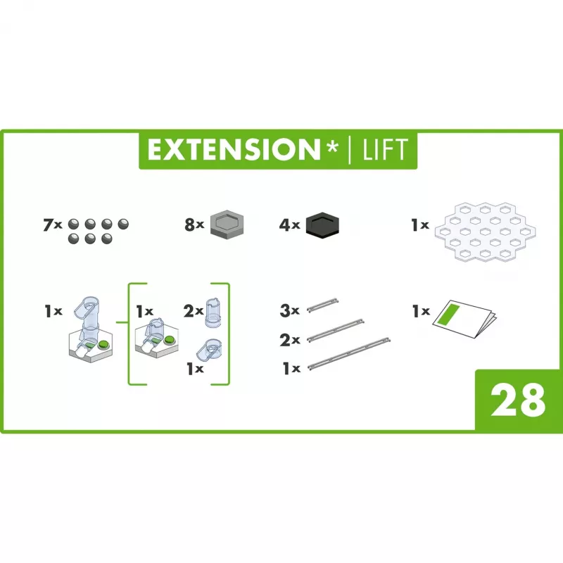 GraviTrax plėtinys Lift Ravensburger 22419 įvairiaspalvis