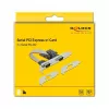 DeLOCK PCI Express x1 į 2 x RS-232 nuosekliojo prievado plokštė