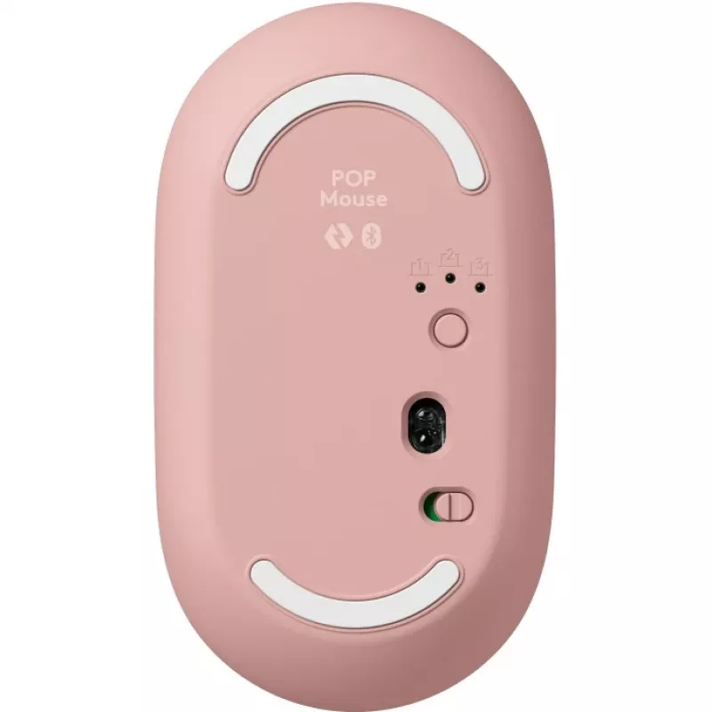 Logitech POP Icon Combo - Belaidis klaviatūros ir pelės rinkinys - Bluetooth LE - QWERTY - US International - rožinė, baltos spalvos (920-013142)
