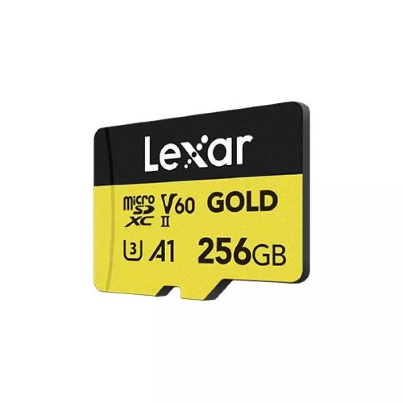 „Lexar Professional GOLD 256 GB MicroSDXC UHS-II“ – greita atminties kortelė 4K vaizdo įrašams ir žaidimams