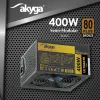 Akyga AK-U4-400 Ultimate 400 W ATX maitinimo blokas, 80 PLUS Bronze, aktyvusis PFC, 120 mm ventiliatorius