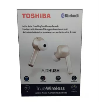 Belaidės ausinės Toshiba Airhush RZE-BT1050E baltos